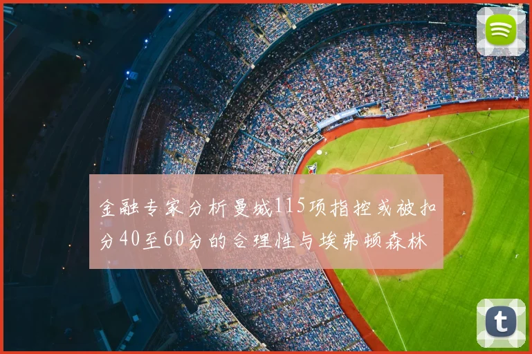 金融专家分析曼城115项指控或被扣分40至60分的合理性与埃弗顿森林案例对比