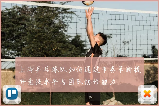 上海乒乓球队如何通过节奏革新提升竞技水平与团队协作能力